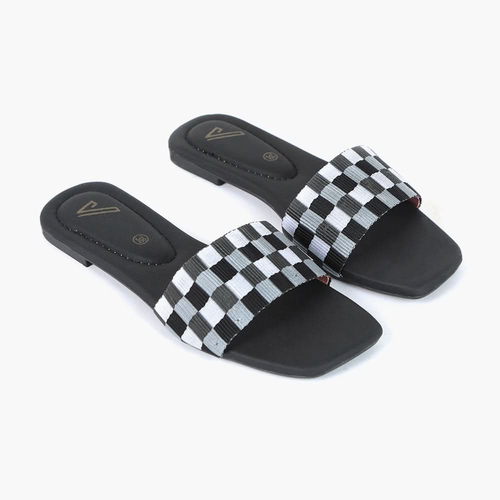 Women's Slipper - Black, Women Slippers, Chase Value, Chase Value