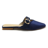 Women's Backless Pump - Navy Blue, Women Backless Pumps, Chase Value, Chase Value