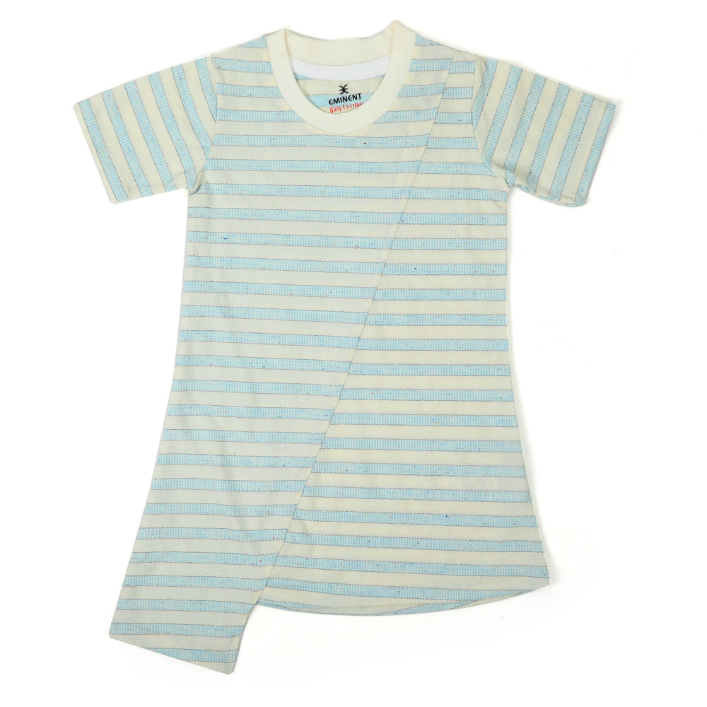 Eminent Girls Half Sleeves T-Shirt - Blue, Girls T-Shirts, Eminent, Chase Value