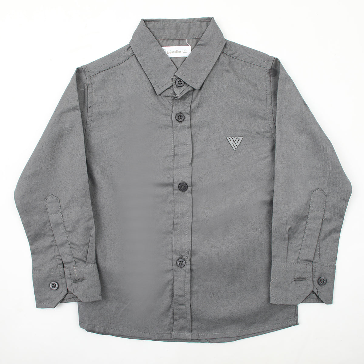 Boys Chambray Casual Full Sleeves Shirt - Grey, Boys Shirts, Chase Value, Chase Value