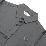 Boys Chambray Casual Full Sleeves Shirt - Grey, Boys Shirts, Chase Value, Chase Value