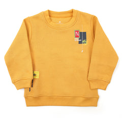 Eminent Boys Full Sleeves Sweat Shirt - Mustard