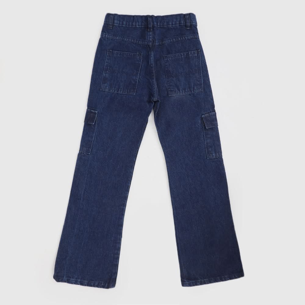 Girls Cargo Pant - Dark Blue, Girls Pants & Capri, Chase Value, Chase Value