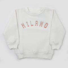 Eminent Boys Full Sleeves Sweat Shirt - Off White