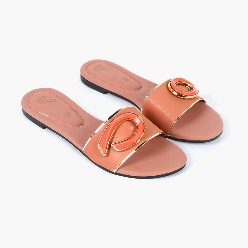 Women's Slipper - Peach, Women Slippers, Chase Value, Chase Value