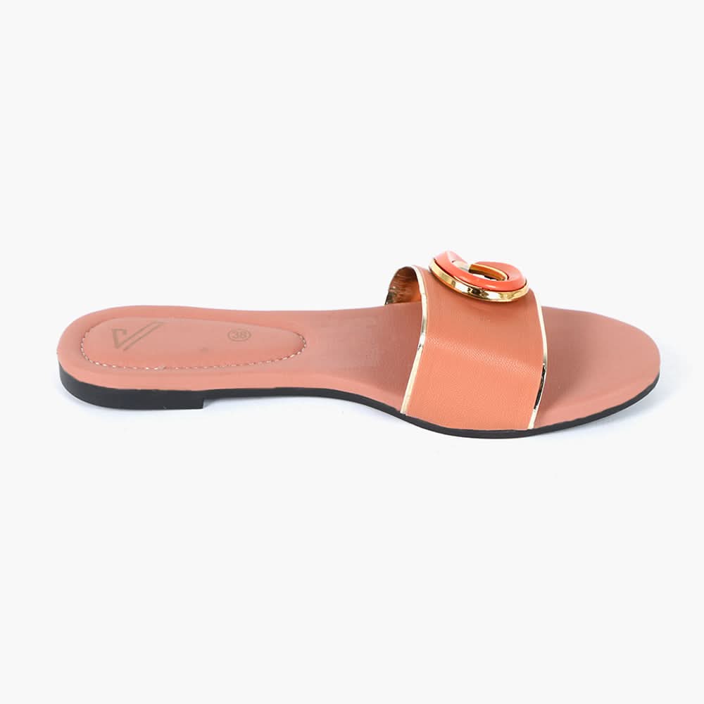 Women's Slipper - Peach, Women Slippers, Chase Value, Chase Value