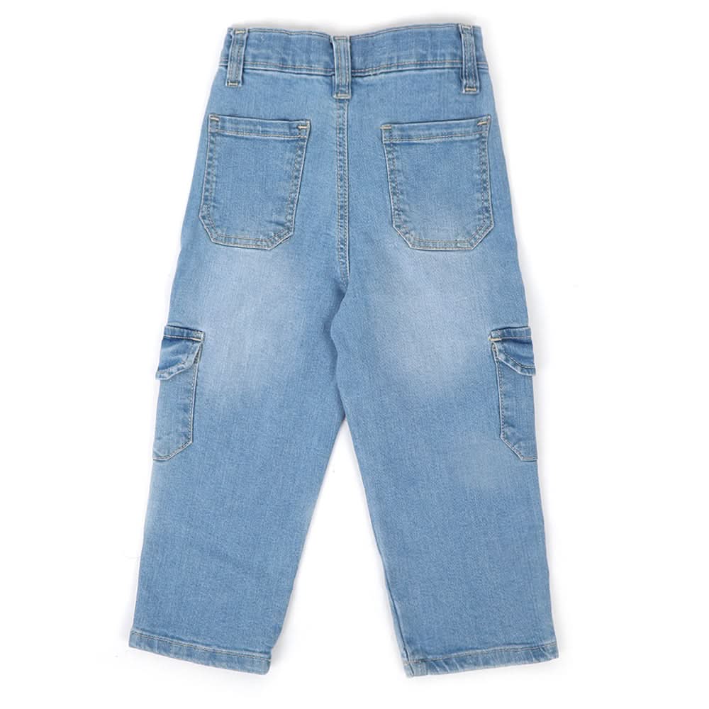 Eminent Girls Denim Capri - Ice Blue, Girls Pants & Capri, Eminent, Chase Value