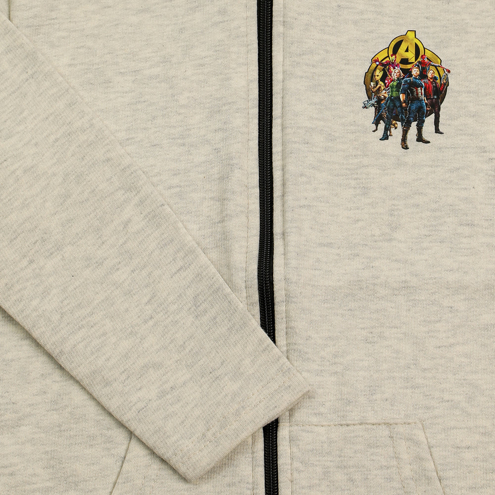 Boys Hoodie Jacket - White, Boys Hoodies & Sweat Shirts, Chase Value, Chase Value