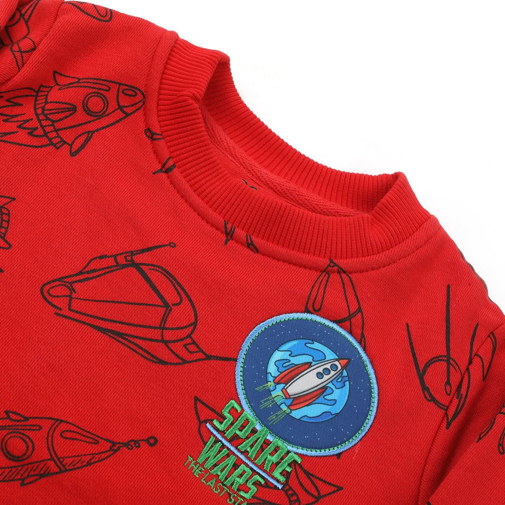 Eminent Boys Full Sleeves SweatShirt - Red, Boys Hoodies & Sweat Shirts, Eminent, Chase Value