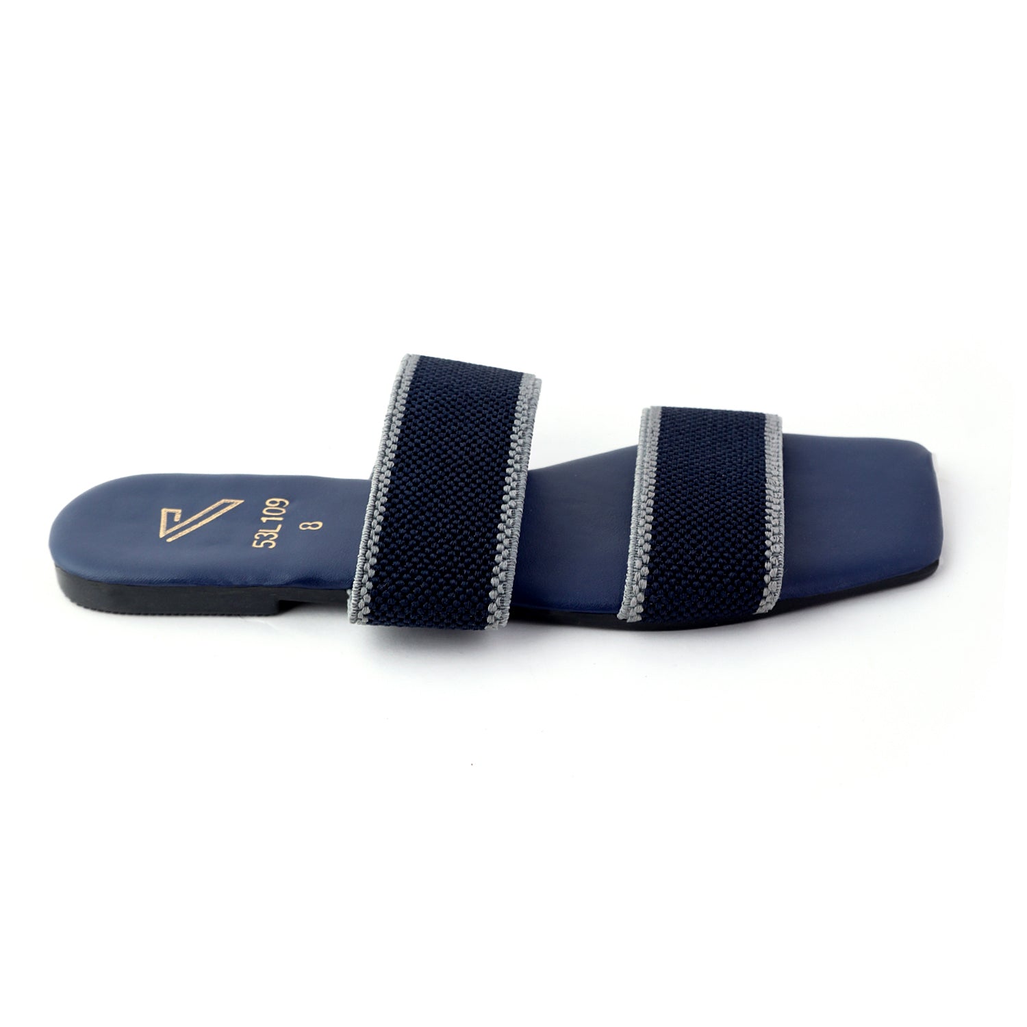 Women Open-Toe Slippers J-573/L109 - Navy Blue, Women Slippers, Chase Value, Chase Value