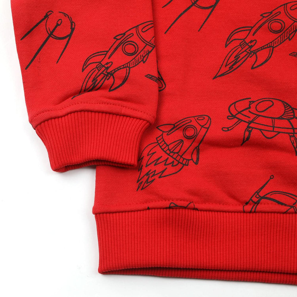 Eminent Boys Full Sleeves SweatShirt - Red, Boys Hoodies & Sweat Shirts, Eminent, Chase Value