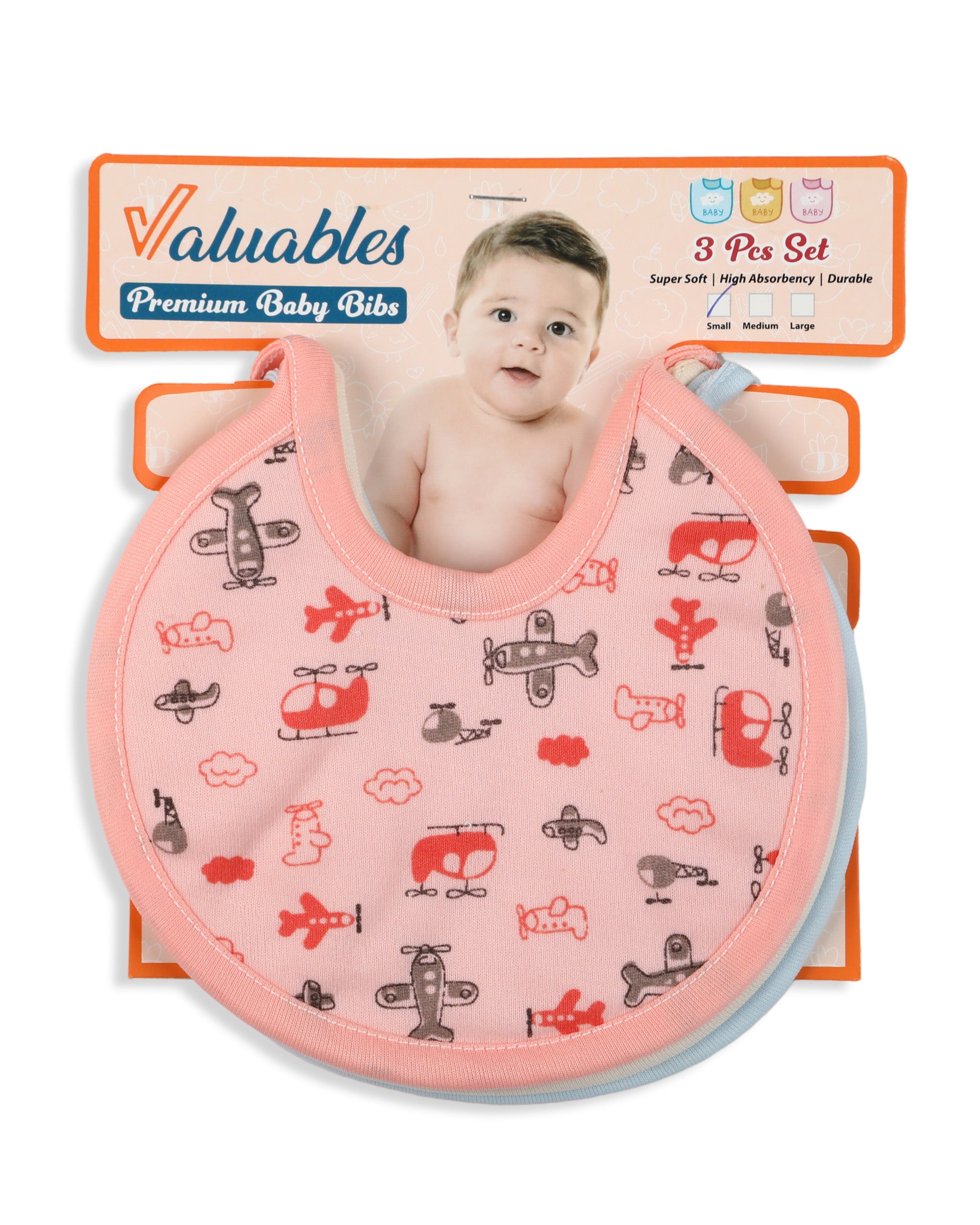 Valuables Baby Bib