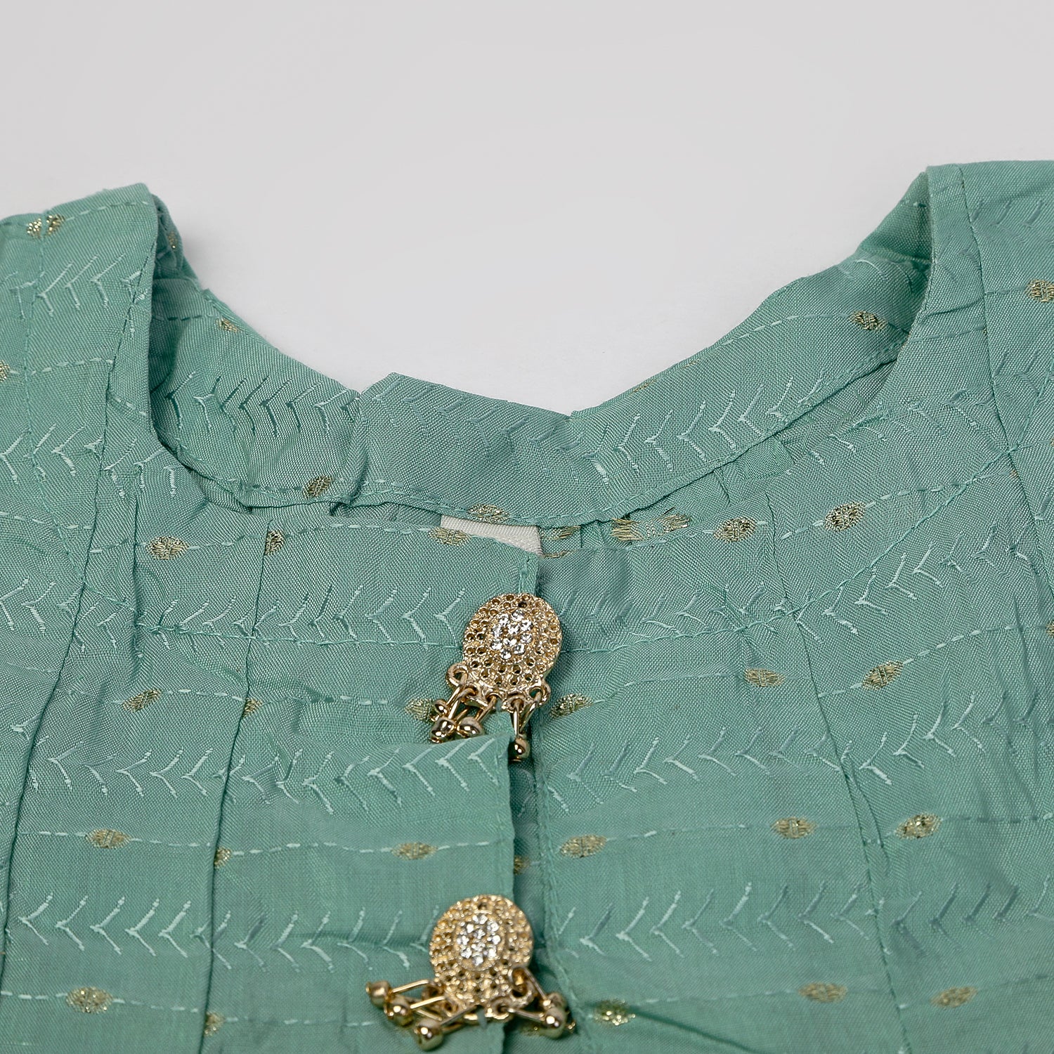 Girls 2Pcs Shalwar Suit - Green, Girls Shalwar Kameez, Chase Value, Chase Value