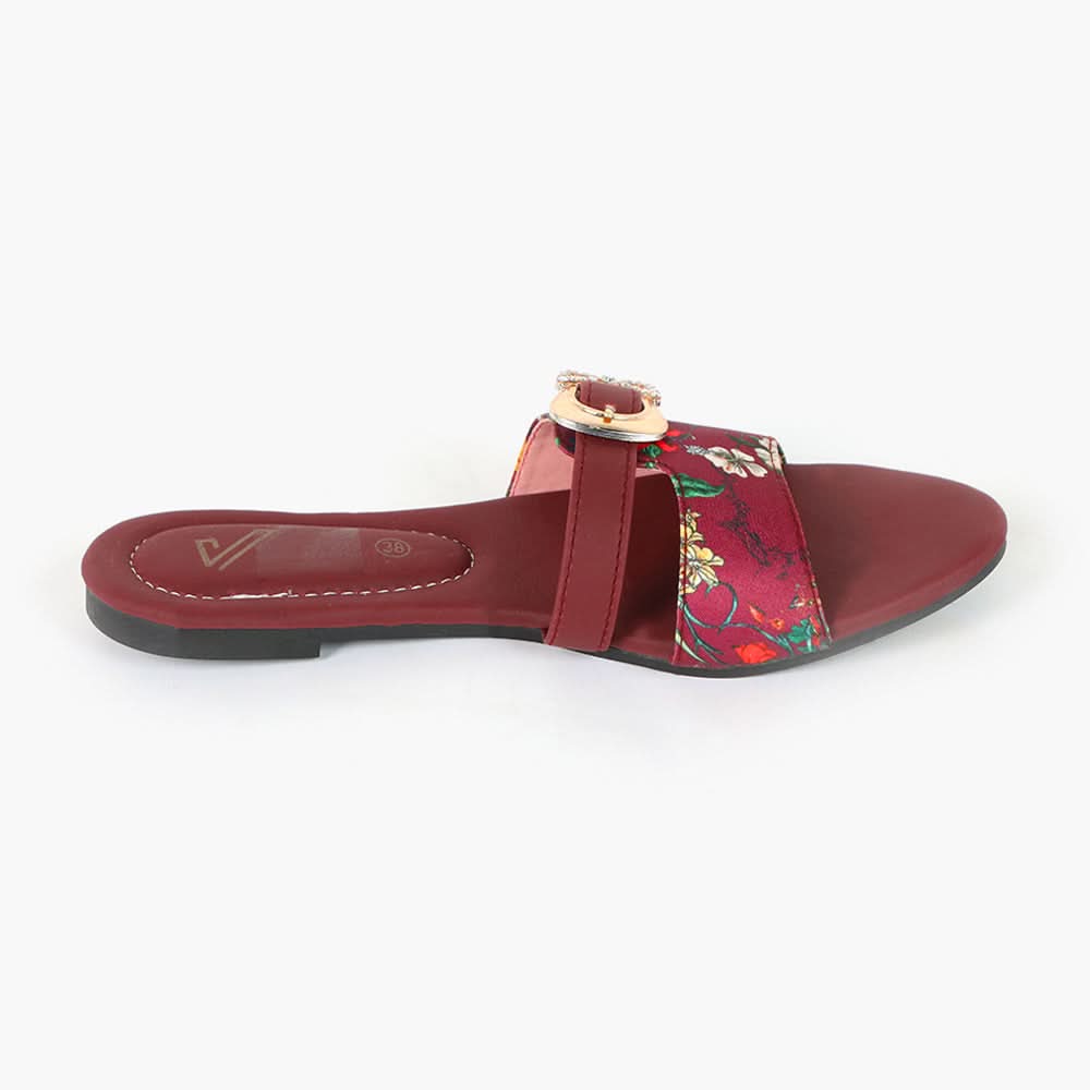 Women's Slipper - Maroon, Women Slippers, Chase Value, Chase Value