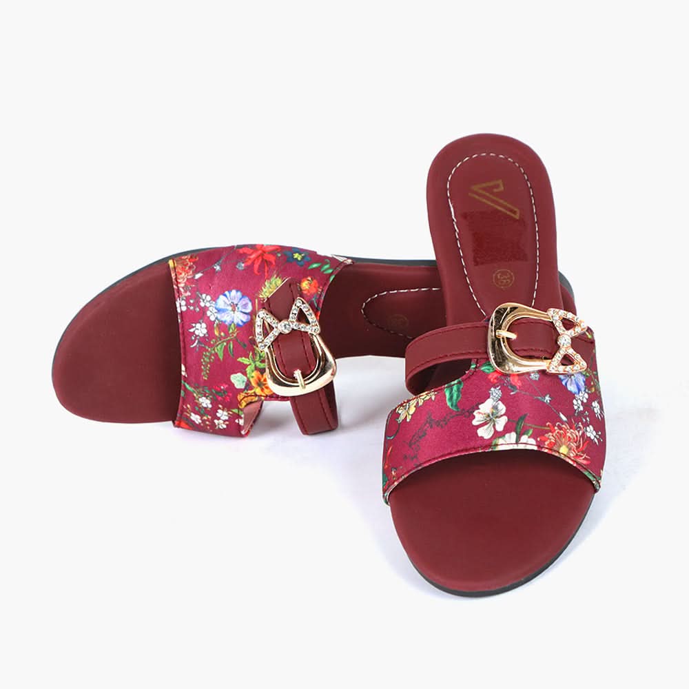 Women's Slipper - Maroon, Women Slippers, Chase Value, Chase Value
