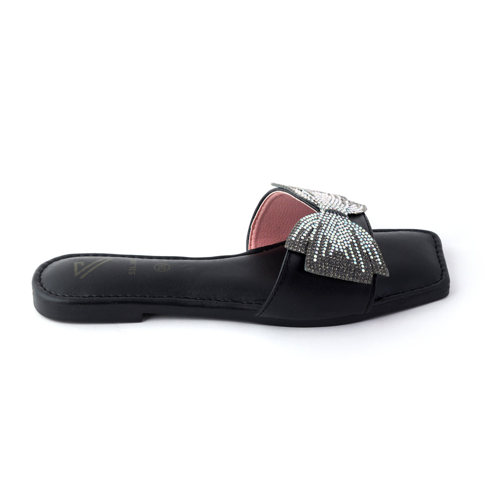 Women's Slipper - Black, Women Slippers, Chase Value, Chase Value