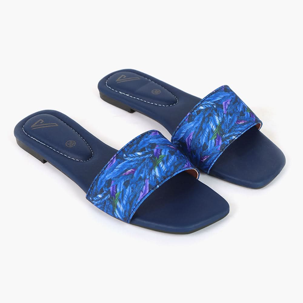 Women's Slipper - Navy Blue, Women Slippers, Chase Value, Chase Value