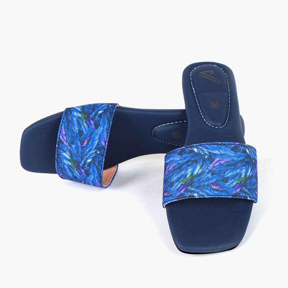 Women's Slipper - Navy Blue, Women Slippers, Chase Value, Chase Value