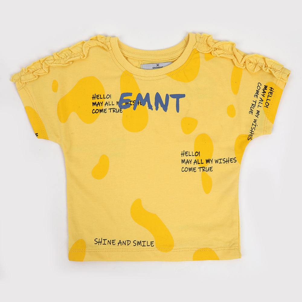 Eminent Newborn Girls Half Sleeves T-Shirt, Newborn Girls T-Shirts, Eminent, Chase Value