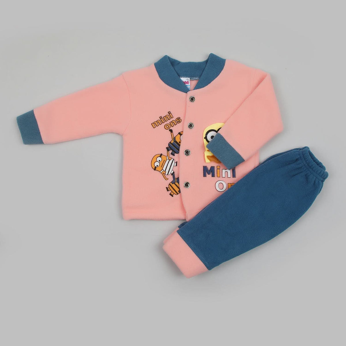 Newborn Girls Full Sleeves Suit - Peach, Newborn Girls Sets & Suits, Chase Value, Chase Value