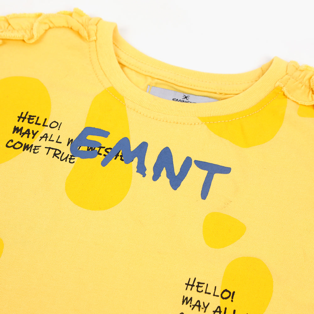 Eminent Newborn Girls Half Sleeves T-Shirt, Newborn Girls T-Shirts, Eminent, Chase Value