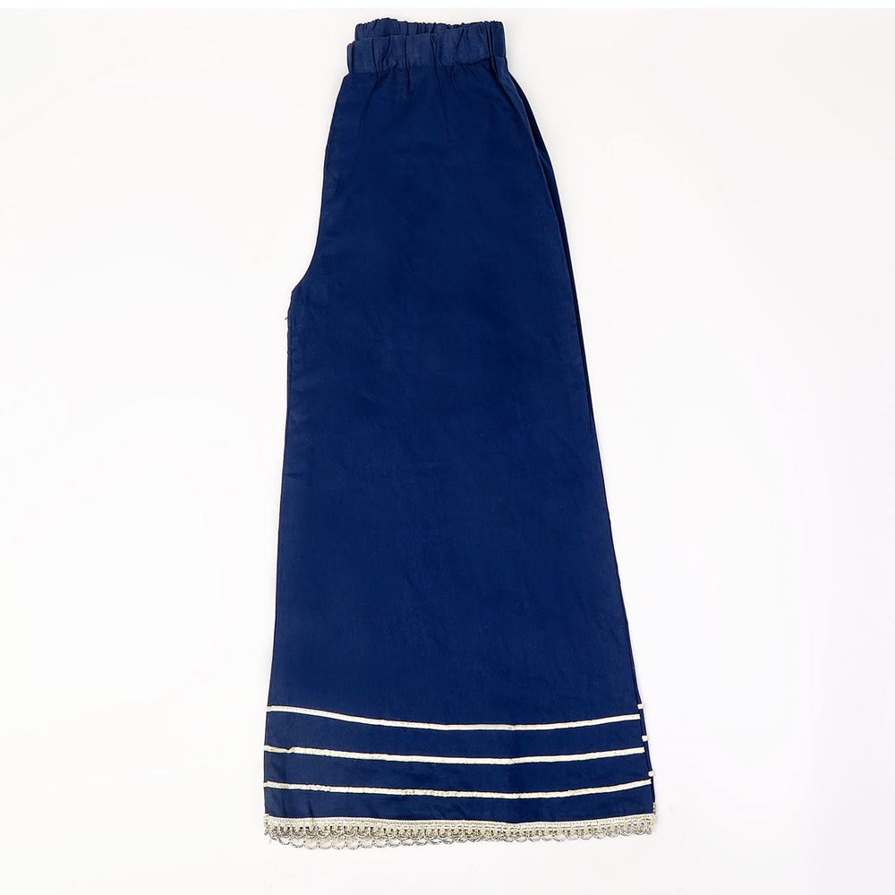 Girls 2Pcs Shalwar Suit - Navy Blue, Girls Shalwar Kameez, Chase Value, Chase Value