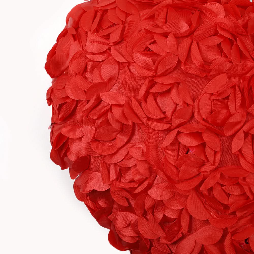 Flower hart Pillows - Red, Cushions & Pillows, Chase Value, Chase Value