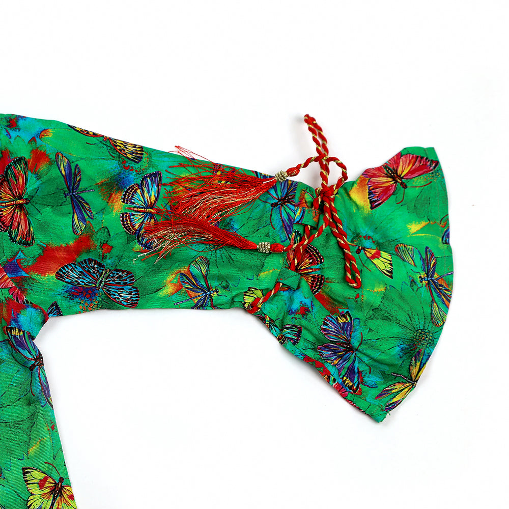 Girls Printed Shalwar Suit - Green, Girls Shalwar Kameez, Chase Value, Chase Value