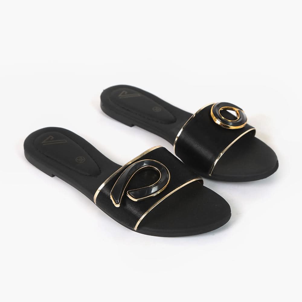 Women's Slipper - Black, Women Slippers, Chase Value, Chase Value