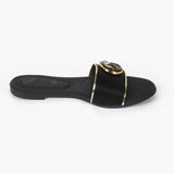 Women's Slipper - Black, Women Slippers, Chase Value, Chase Value