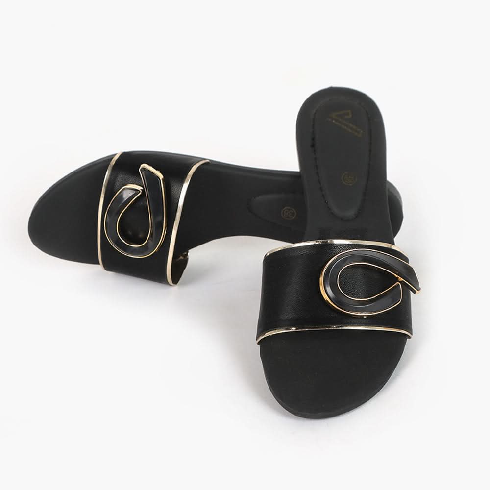 Women's Slipper - Black, Women Slippers, Chase Value, Chase Value