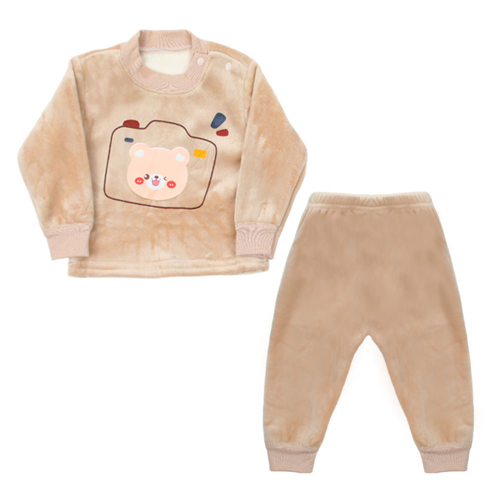Newborn Boys Full Sleeves Suit - Light Brown, Newborn Boys Sets & Suits, Chase Value, Chase Value