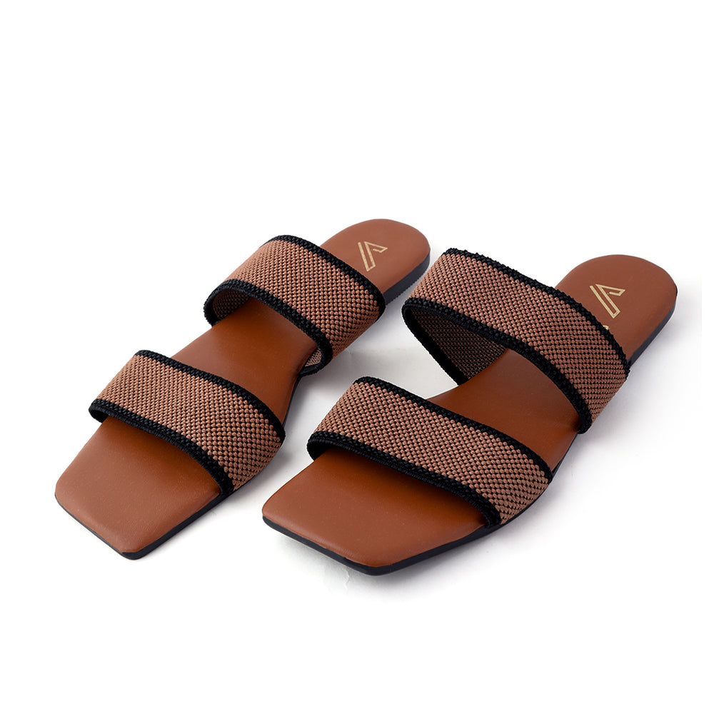 Women Open-Toe Slippers J-573/L109 - Mustard, Women Slippers, Chase Value, Chase Value