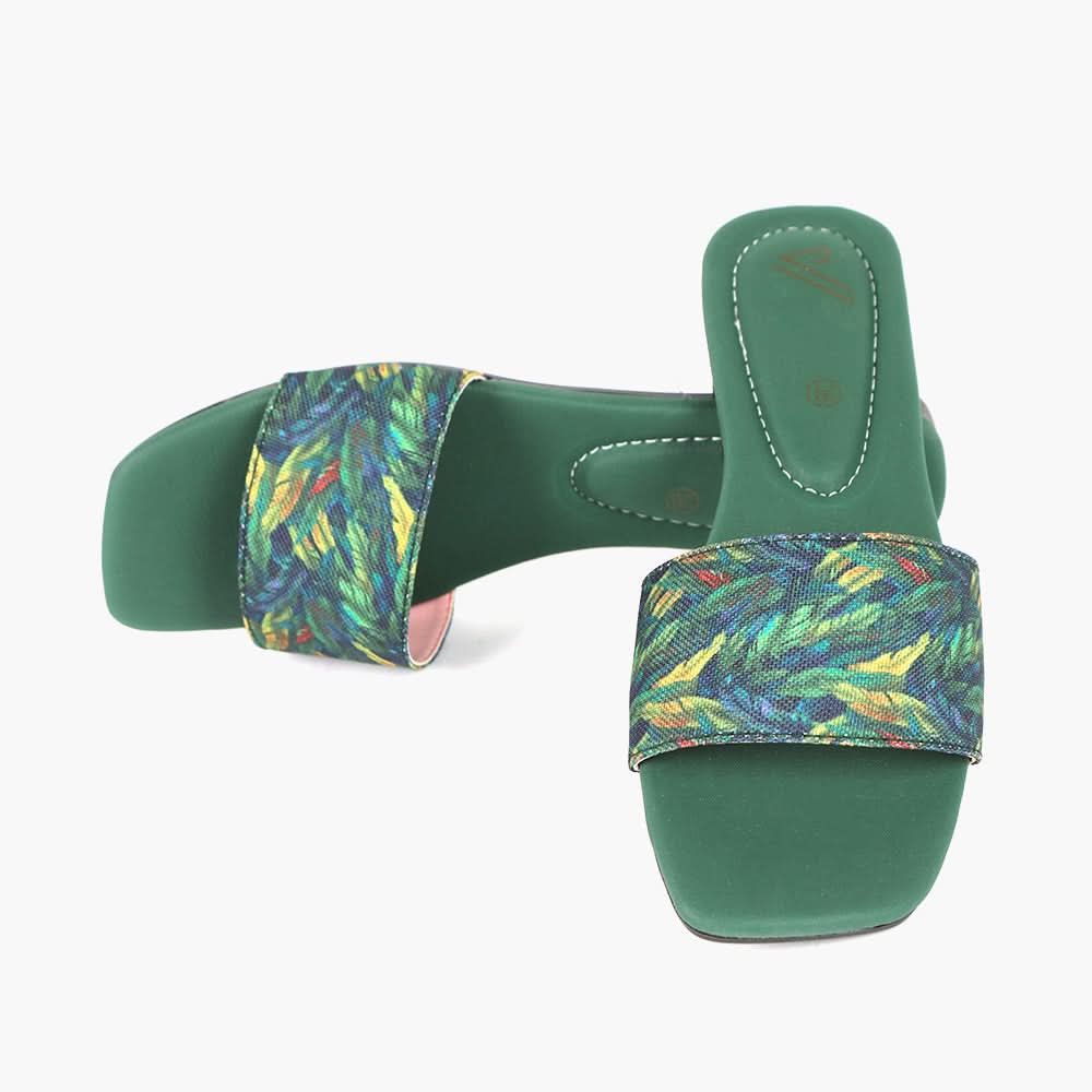 Women's Slipper - Green, Women Slippers, Chase Value, Chase Value