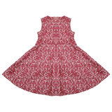 Girls Sleeveless Frock - Pink, Girls Frocks, Chase Value, Chase Value