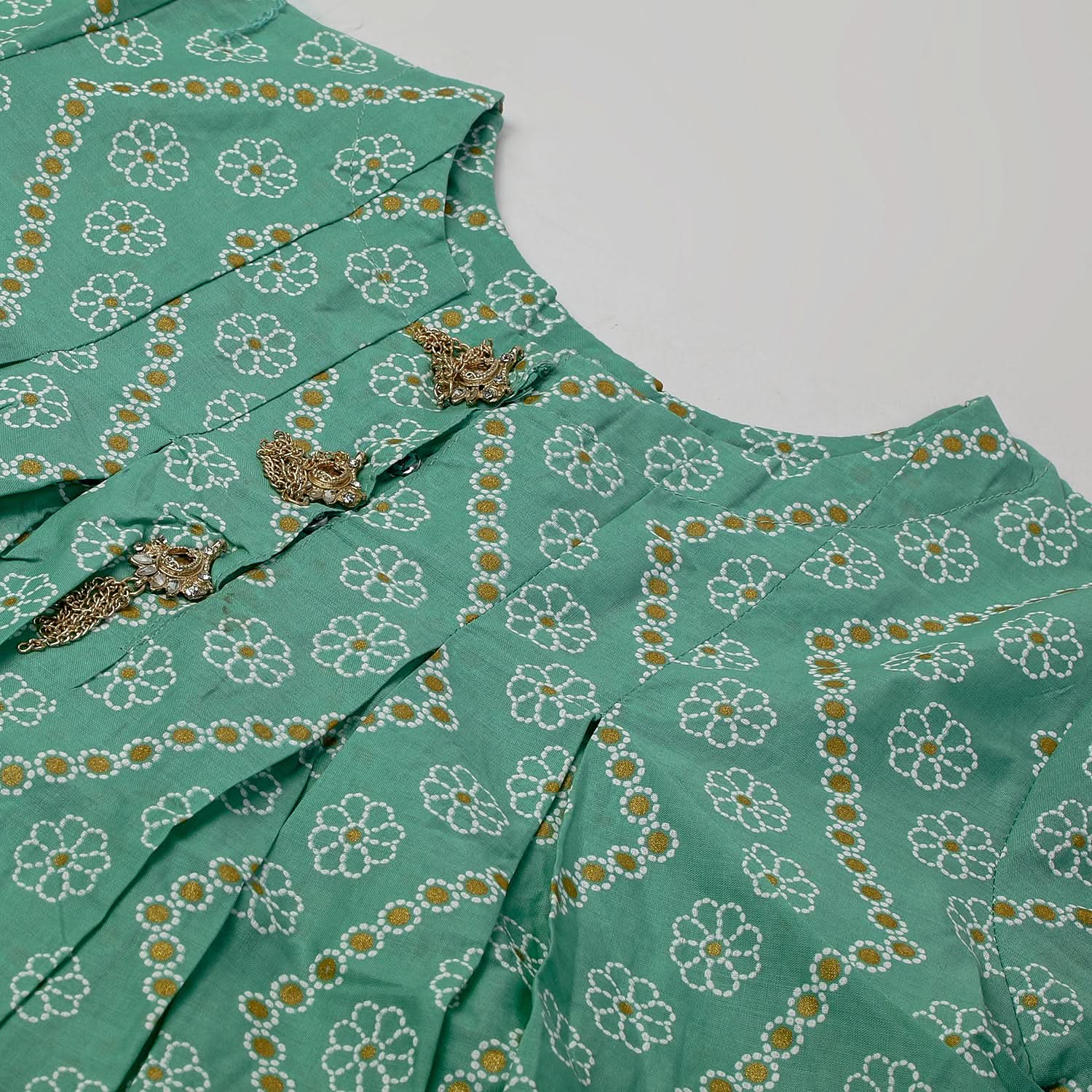 Girls 2Pcs Shalwar Suit - Sea Green, Girls Shalwar Kameez, Chase Value, Chase Value
