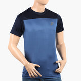 Men's Fancy Round Neck T-Shirt - Blue, Men's T-Shirts & Polos, Chase Value, Chase Value