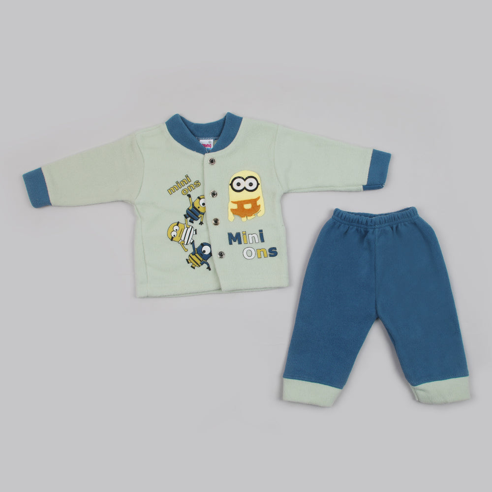 Newborn Girls Full Sleeves Suit - Light Green, Newborn Girls Sets & Suits, Chase Value, Chase Value