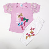 Girls Half Sleeves Skirt Suit - Fuchsia, Girls Suits, Chase Value, Chase Value