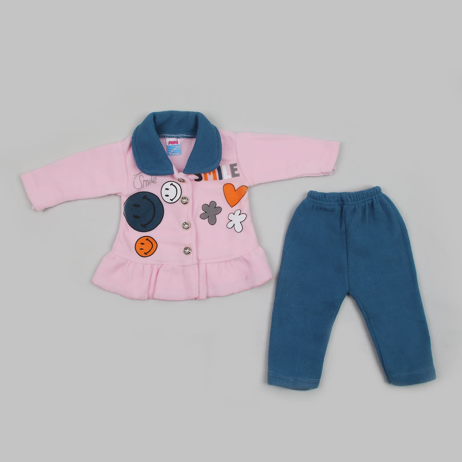Newborn Girls Full Sleeves Suit - Pink, Newborn Girls Sets & Suits, Chase Value, Chase Value