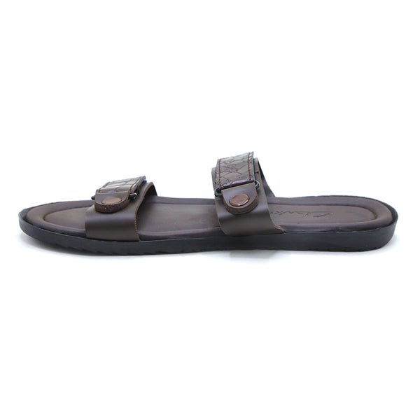 Men's Slipper - Brown