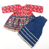 Girls Shalwar Suit 2Pcs - Red, Girls Shalwar Kameez, Chase Value, Chase Value