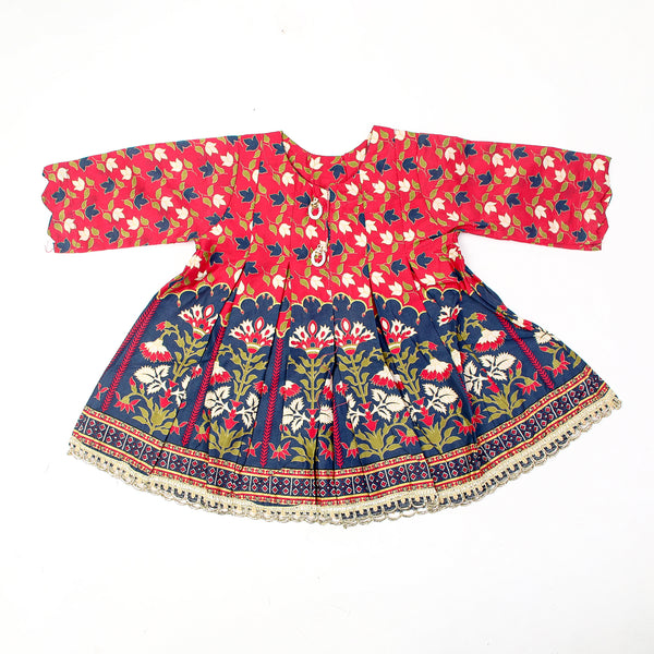 Girls Shalwar Suit 2Pcs - Red