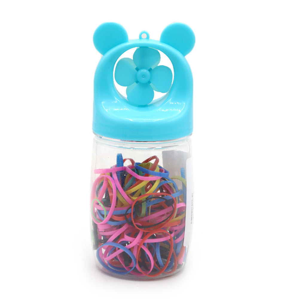 Colored Rubber Band Bottle - Multi Color, Girls Hair Accessories, Chase Value, Chase Value