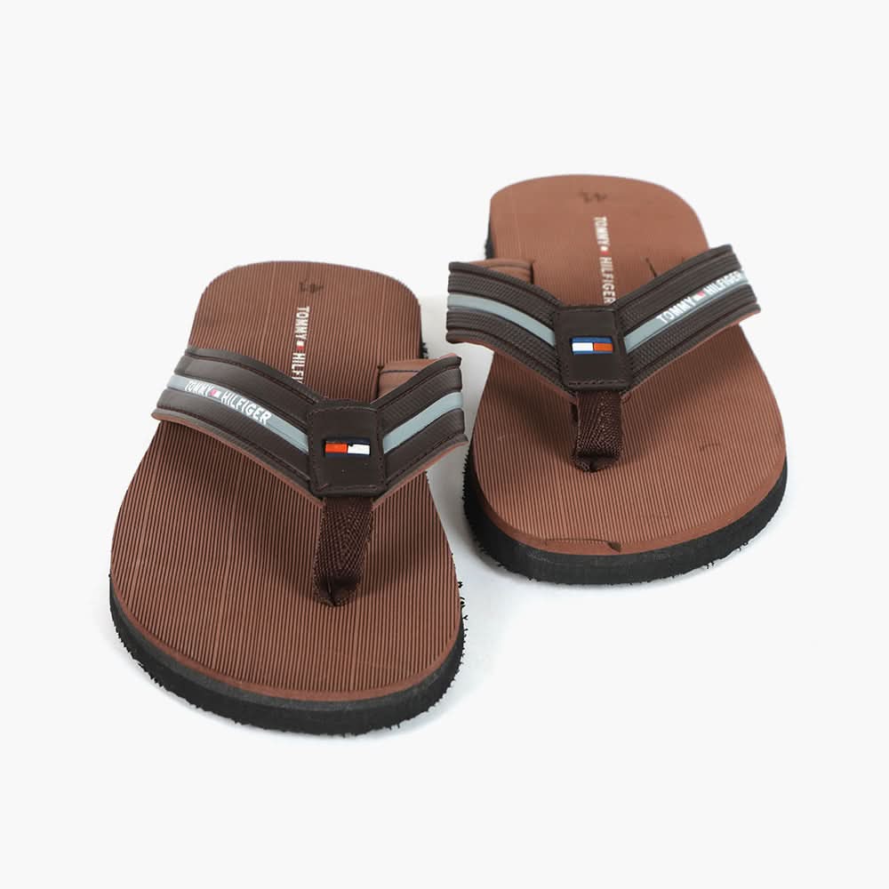 Men's Flip Flop Slipper - Brown, Men's Slippers, Chase Value, Chase Value