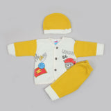 Newborn Boys Full Sleeves Suit - Fawn, Newborn Boys Sets & Suits, Chase Value, Chase Value