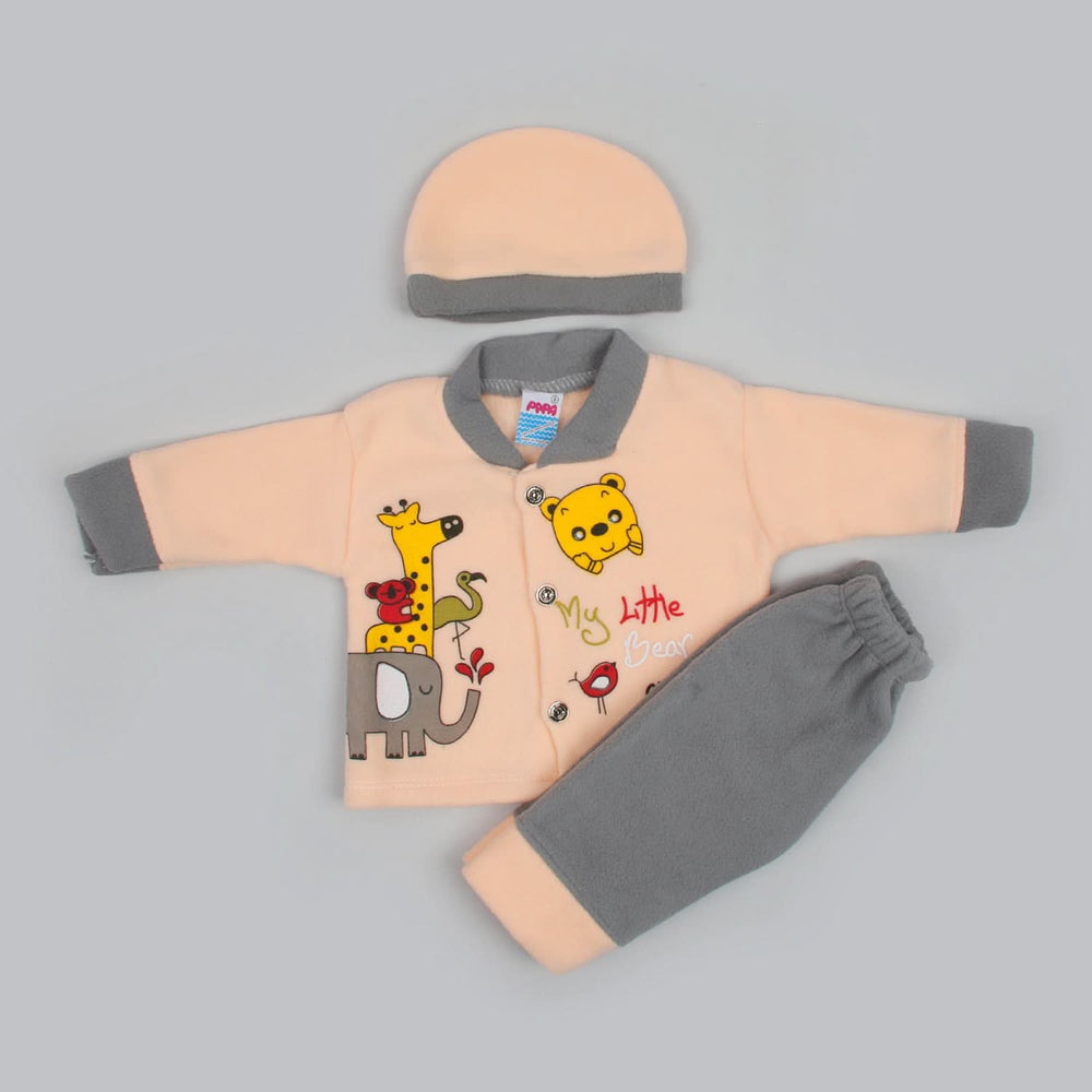 Newborn Boys Full Sleeves Suit - Peach, Newborn Boys Sets & Suits, Chase Value, Chase Value