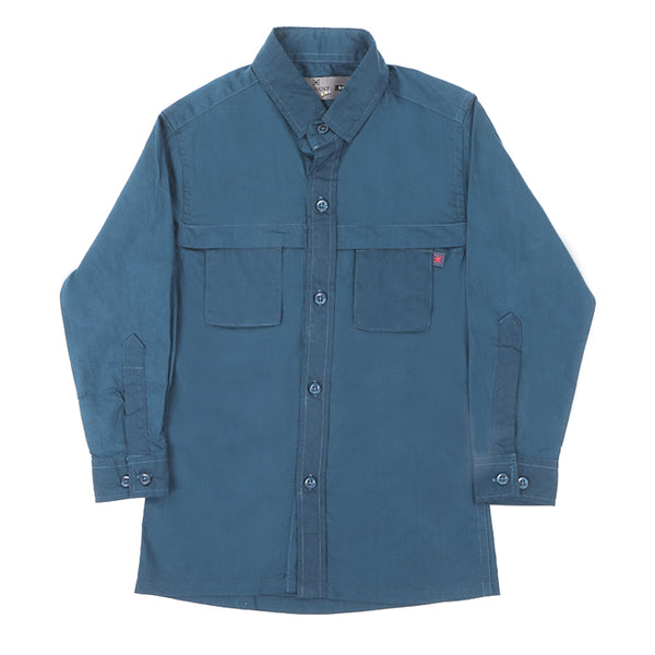 Eminent Boys Plain Shirt - Teal