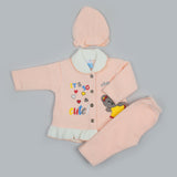 Newborn Girls Full Sleeves Suit - Peach, Newborn Girls Sets & Suits, Chase Value, Chase Value