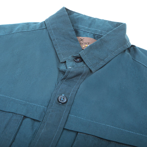 Eminent Boys Plain Shirt - Teal